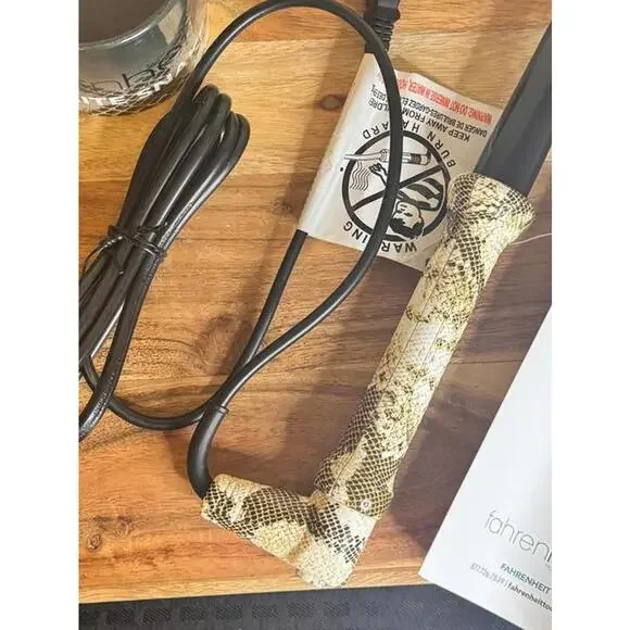 Leopard Tourmaline‎ Infused Ceramic Curling Iron 1 inch NEW in Box - Picture 5 of 6